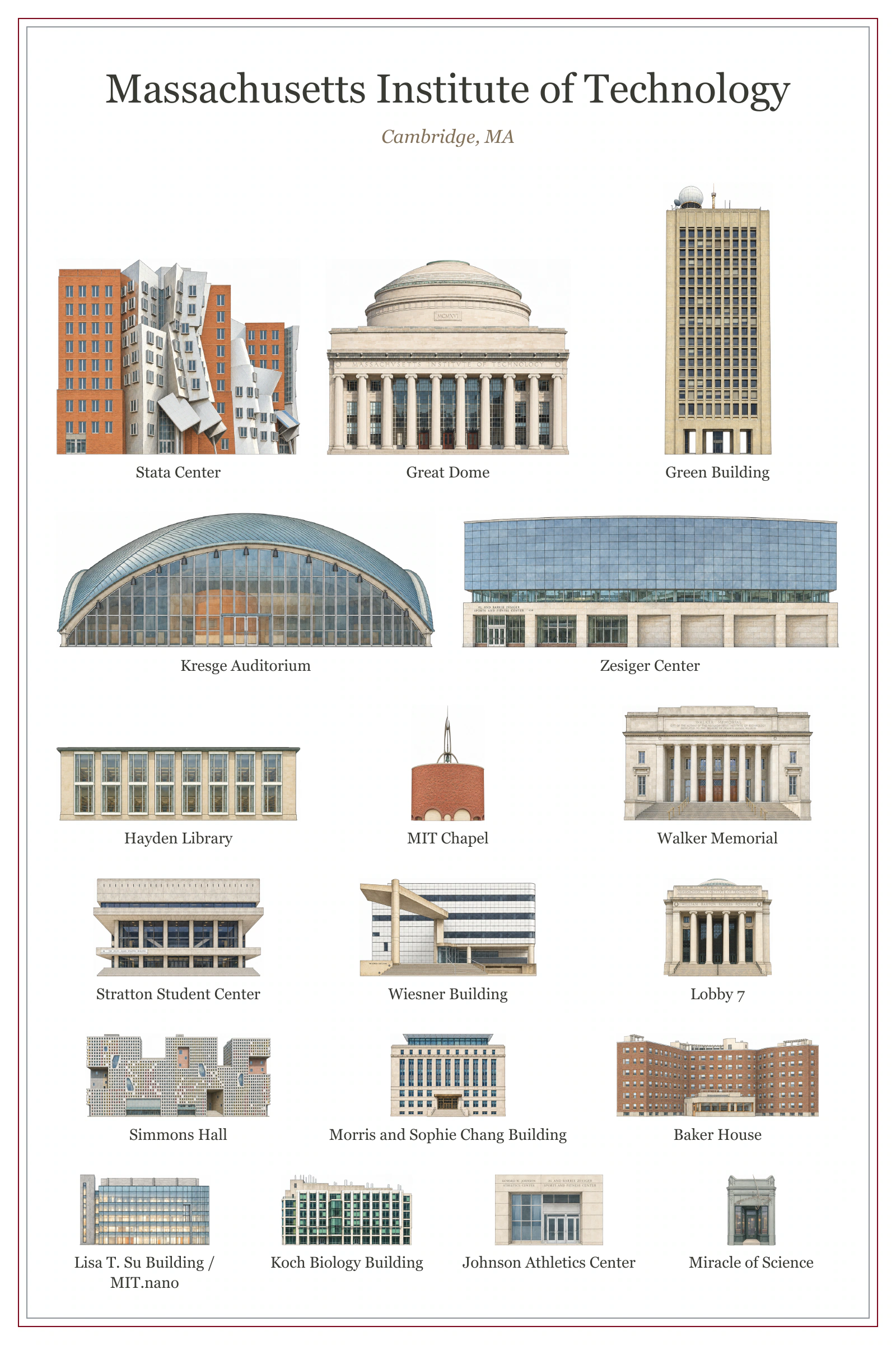 Massachusetts Institute of Technology college poster